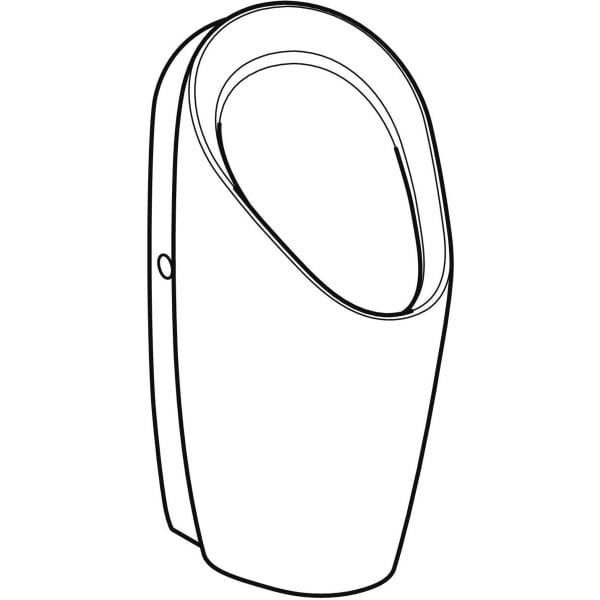 wasserloses Urinal „Preda“, ohne Zielobjekt wasserloses Urinal „Preda“, ohne Zielobjekt