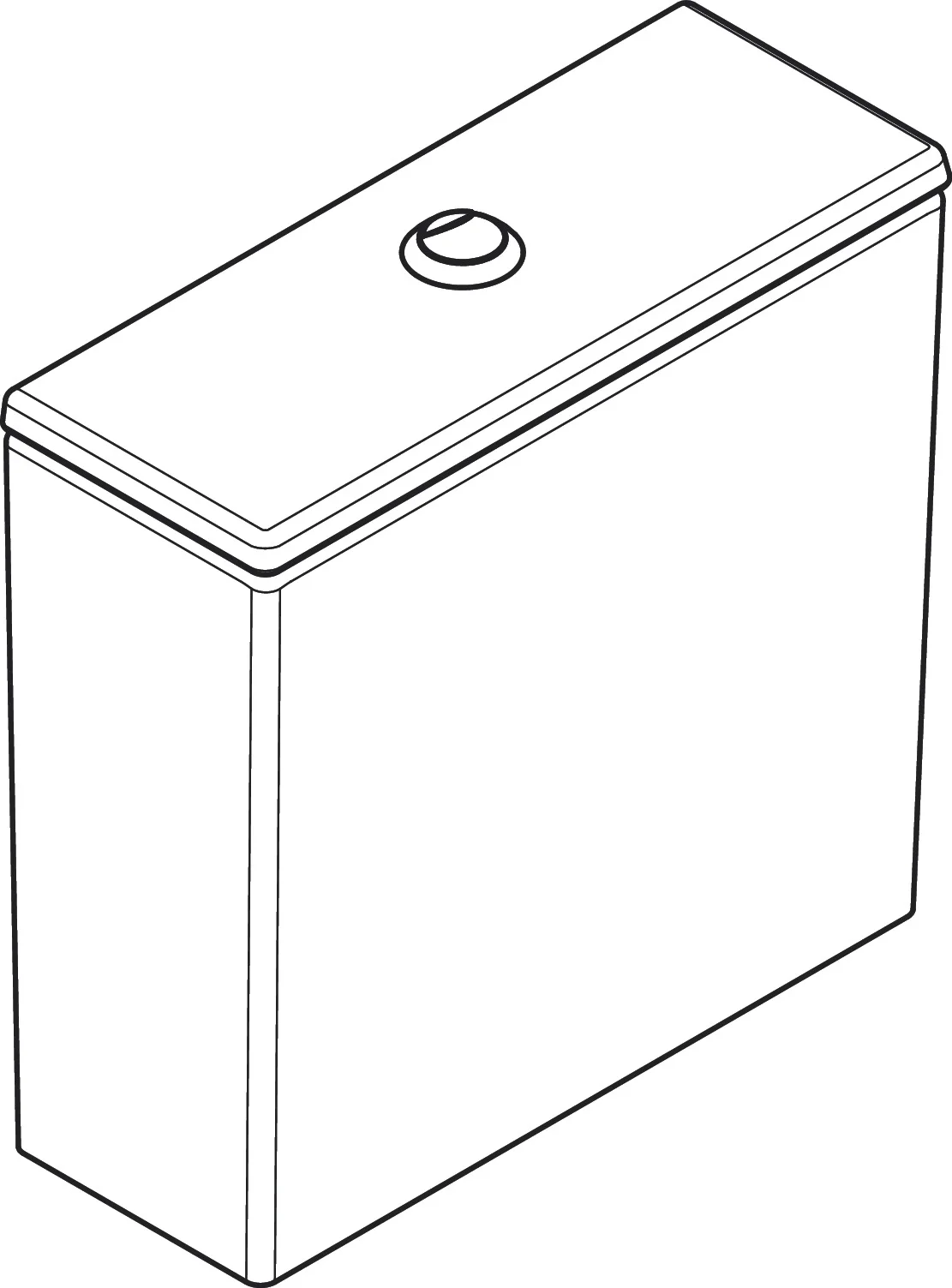 Hansgrohe Aufsatzspülkasten EluPura Original Q, weiß, Innengewinde, 5 Liter Füllmenge, Druckknopfbedienung, duale Spülung Hansgrohe Aufsatzspülkasten EluPura Original Q, weiß, Innengewinde, 5 Liter Füllmenge, Druckknopfbedienung, duale Spülung