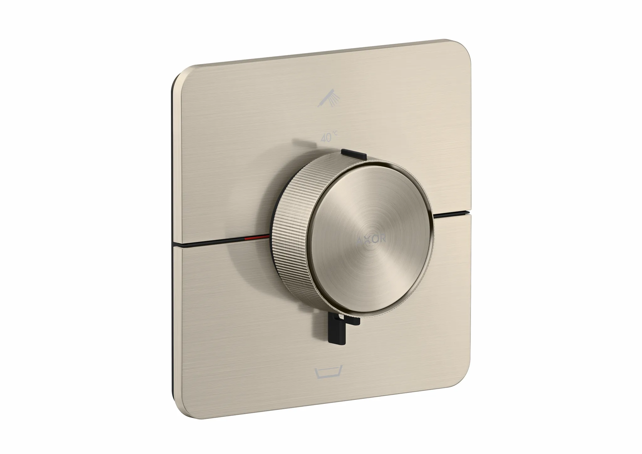 Hansgrohe AXOR ShowerSelect ID Thermostat Unterputz softsquare für 2 Verbraucher Brushed Nickel Hansgrohe AXOR ShowerSelect ID Thermostat Unterputz softsquare für 2 Verbraucher Brushed Nickel