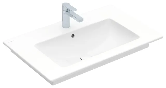 Villeroy & Boch Wandwaschtisch „Venticello“ 800 × 500 × 165 mm, für Becken mittig, mit Hahnlochbohrung, Hahnlochposition mittig in Weiß Alpin Villeroy & Boch Wandwaschtisch „Venticello“ 800 × 500 × 165 mm, für Becken mittig, mit Hahnlochbohrung, Hahnlochposition mittig in Weiß Alpin