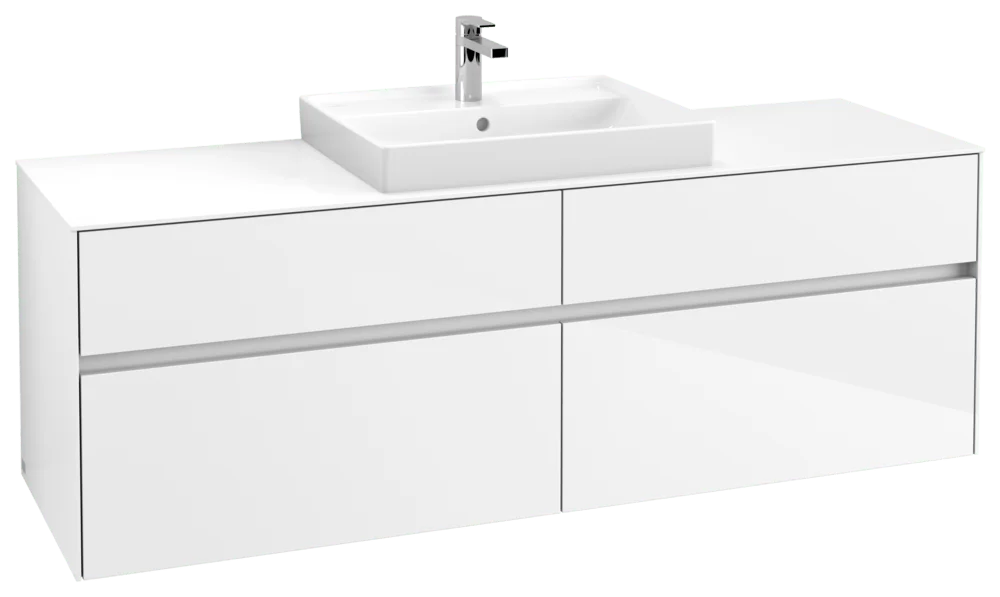 Villeroy & Boch Collaro Waschbeckenunterschrank C025B0 Glossy White Villeroy & Boch Collaro Waschbeckenunterschrank C025B0 Glossy White