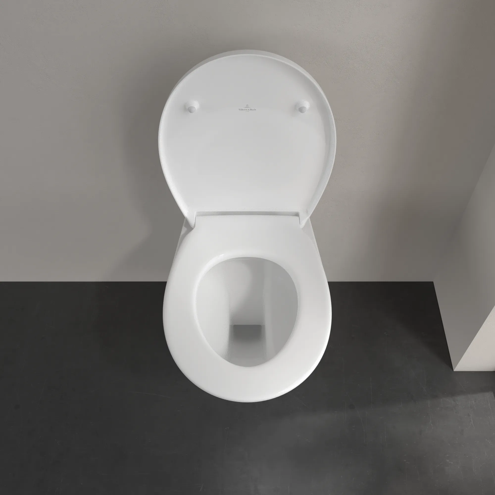 Wand-Tiefspül-WC Combi-Pack DirectFlush „O.novo“ 36 × 36 × 54 cm ohne Spülrand