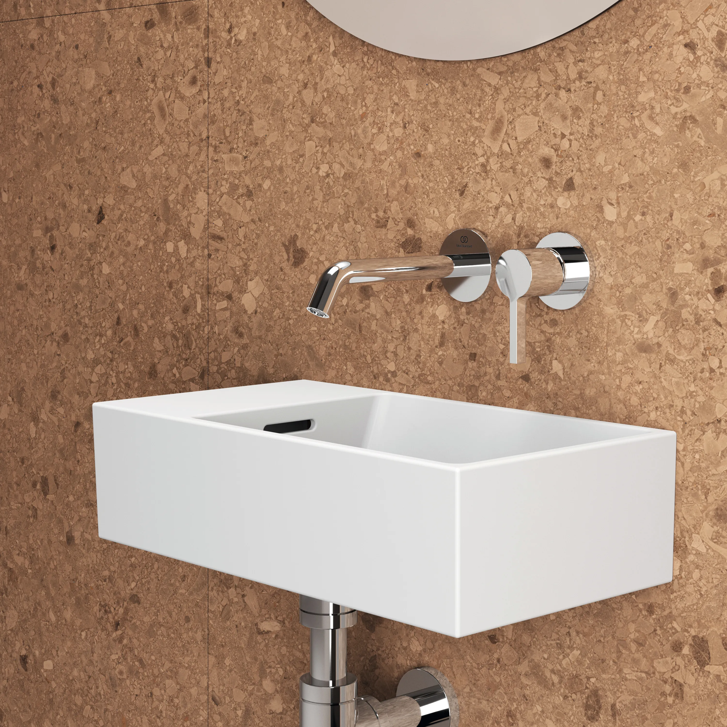 Waschbecken „Extra“ 45 × 25 × 15 cm in Weiß Waschbecken „Extra“ 45 × 25 × 15 cm in Weiß