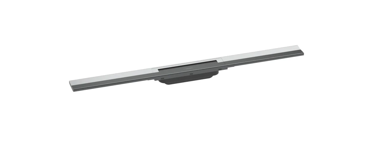 Hansgrohe RainDrain Flex Duschrinne 800 mm, Chrom, zweiseitig montierbar, höhenverstellbar um 10 mm, bis zu 60 l/min Ablaufleistung Hansgrohe RainDrain Flex Duschrinne 800 mm, Chrom, zweiseitig montierbar, höhenverstellbar um 10 mm, bis zu 60 l/min Ablaufleistung