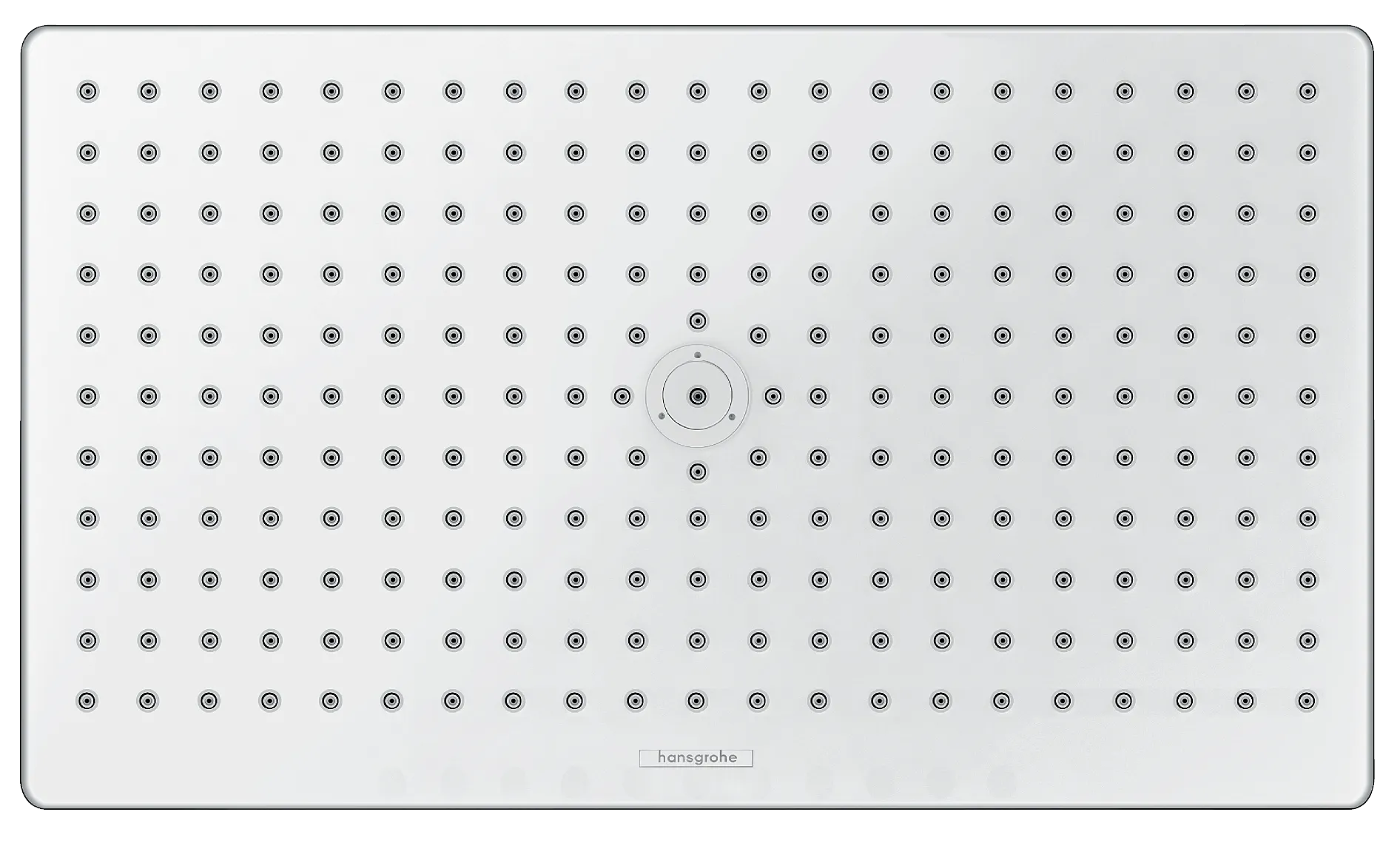 Kopfbrause Rainmaker Select 460 1jet weiss/chrom mit Brausearm 450mm Kopfbrause Rainmaker Select 460 1jet weiss/chrom mit Brausearm 450mm