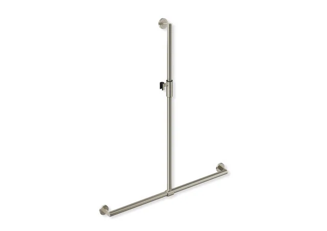 HEWI Duschhandlauf System 900 PG93, Edelstahl PVD, mit verschiebbarer Brausehalterstange, WR (Nickel gebürstet) HEWI Duschhandlauf System 900 PG93, Edelstahl PVD, mit verschiebbarer Brausehalterstange, WR (Nickel gebürstet)