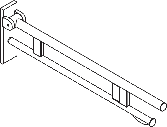 HEWI Stützklappgriff „System 900“