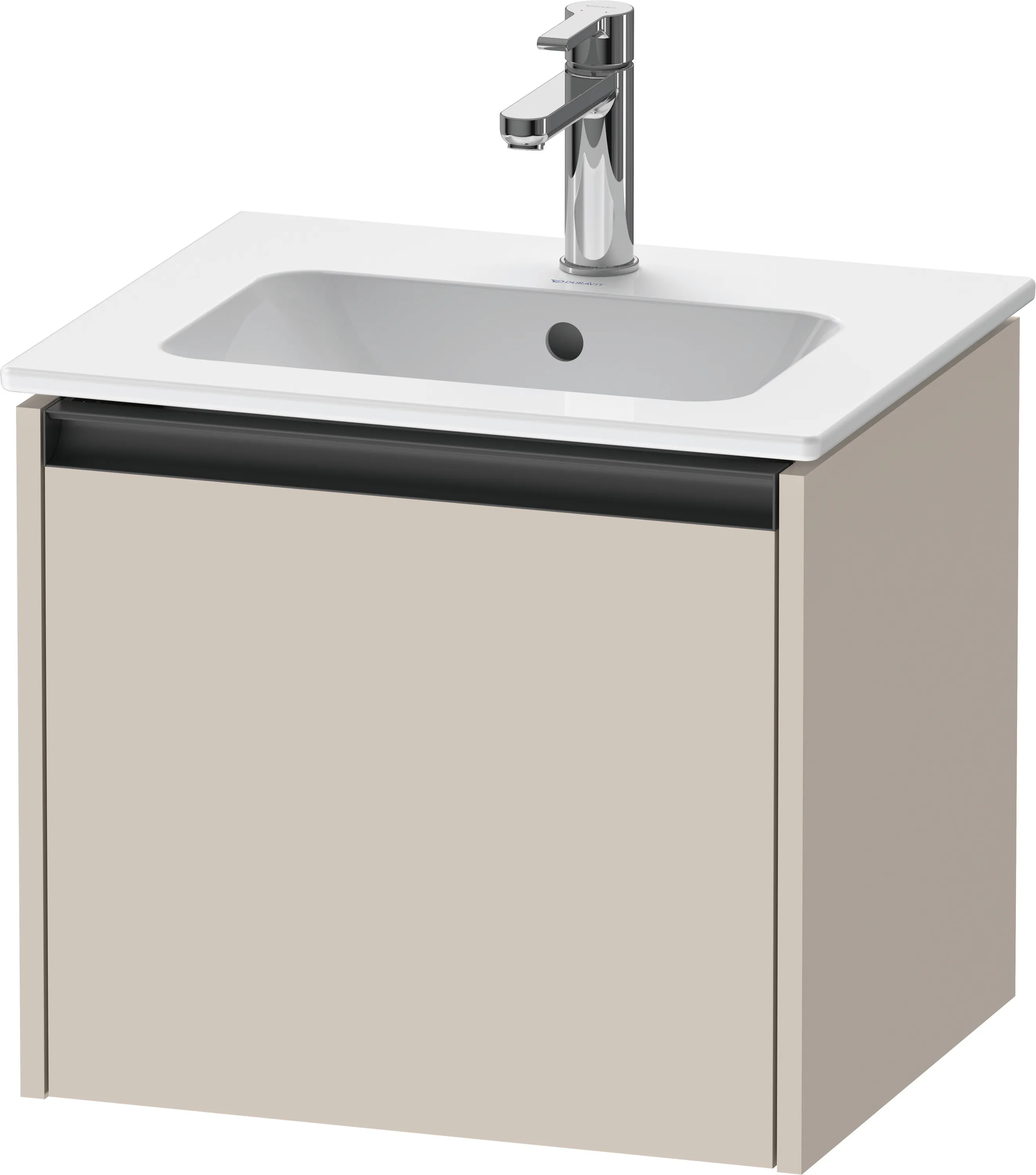 Duravit Waschtischunterschrank wandhängend „Ketho.2“ 51 × 44 × 42 cm Taupe Matt