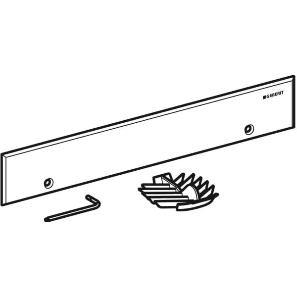 Fertigbauset für Wandablauf, Abdeckung aus Edelstahl, verschraubbar: Edelstahl gebürstet Fertigbauset für Wandablauf, Abdeckung aus Edelstahl, verschraubbar: Edelstahl gebürstet