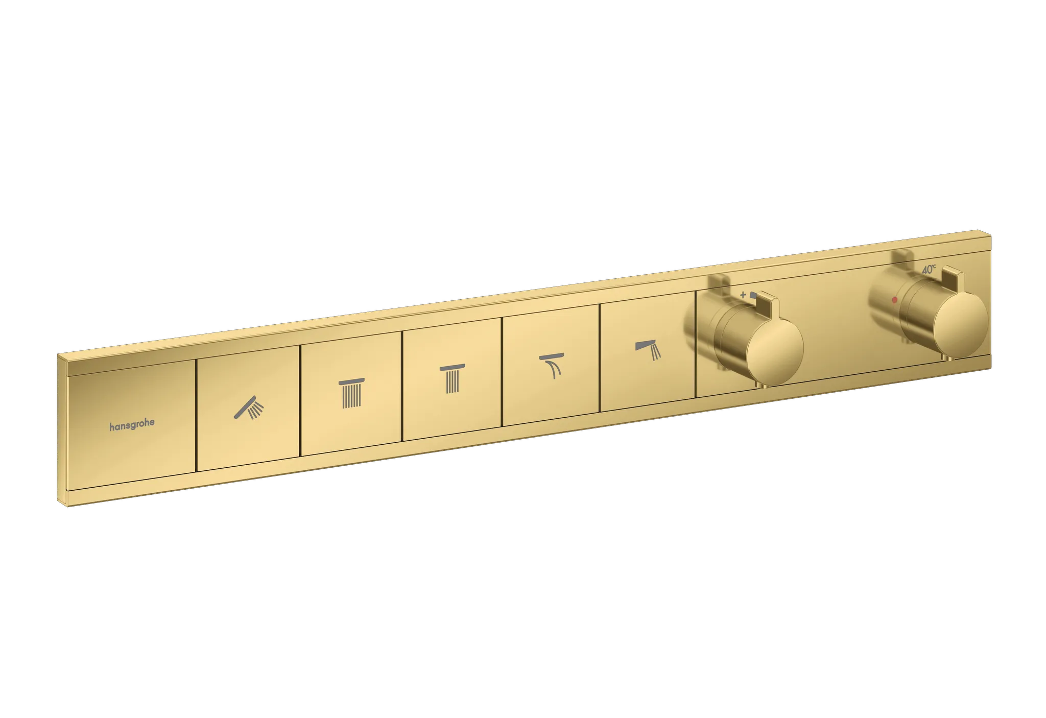 Hansgrohe RainSelect Thermostat Unterputz, 5 Verbraucher, Polished Gold Optic Hansgrohe RainSelect Thermostat Unterputz, 5 Verbraucher, Polished Gold Optic