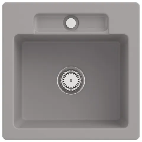 Villeroy & Boch Einbau-Küchenspülbecken „Siluet“ 50 S 510 × 510 × 220 mm in Fossil