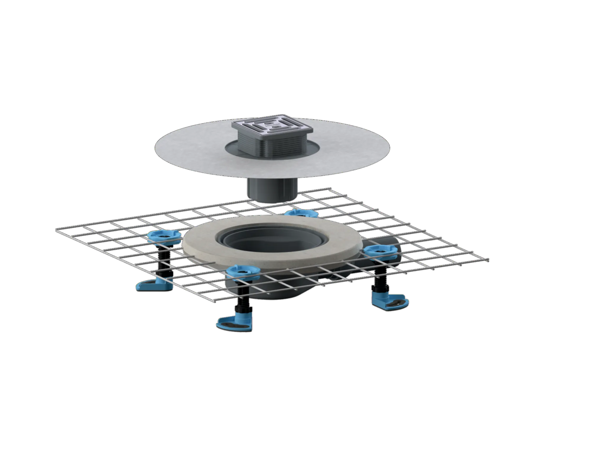 Bodenablauf CeraDrain Select, DN 50 100 x 100 mm Bodenablauf CeraDrain Select, DN 50 100 x 100 mm