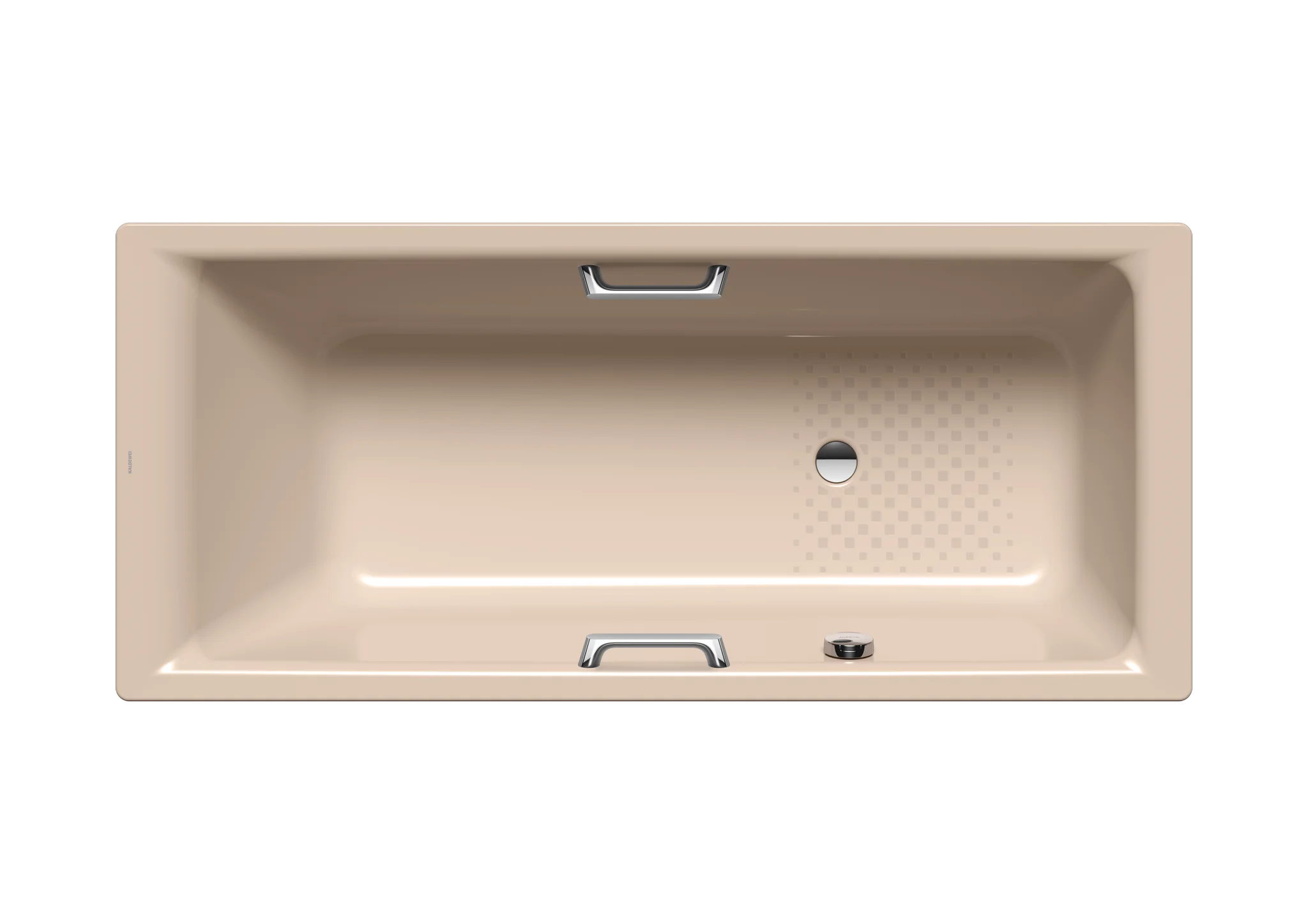 Kaldewei Badewanne „Puro“ Star rechteck 170 × 75 cm, mit Grifflochbohrungen mit seitlicher Überlaufbohrung, in bahamabeige Kaldewei Badewanne „Puro“ Star rechteck 170 × 75 cm, mit Grifflochbohrungen mit seitlicher Überlaufbohrung, in bahamabeige
