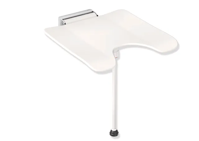 Klappsitz „System 900“ in Signalweiß Klappsitz „System 900“ in Signalweiß