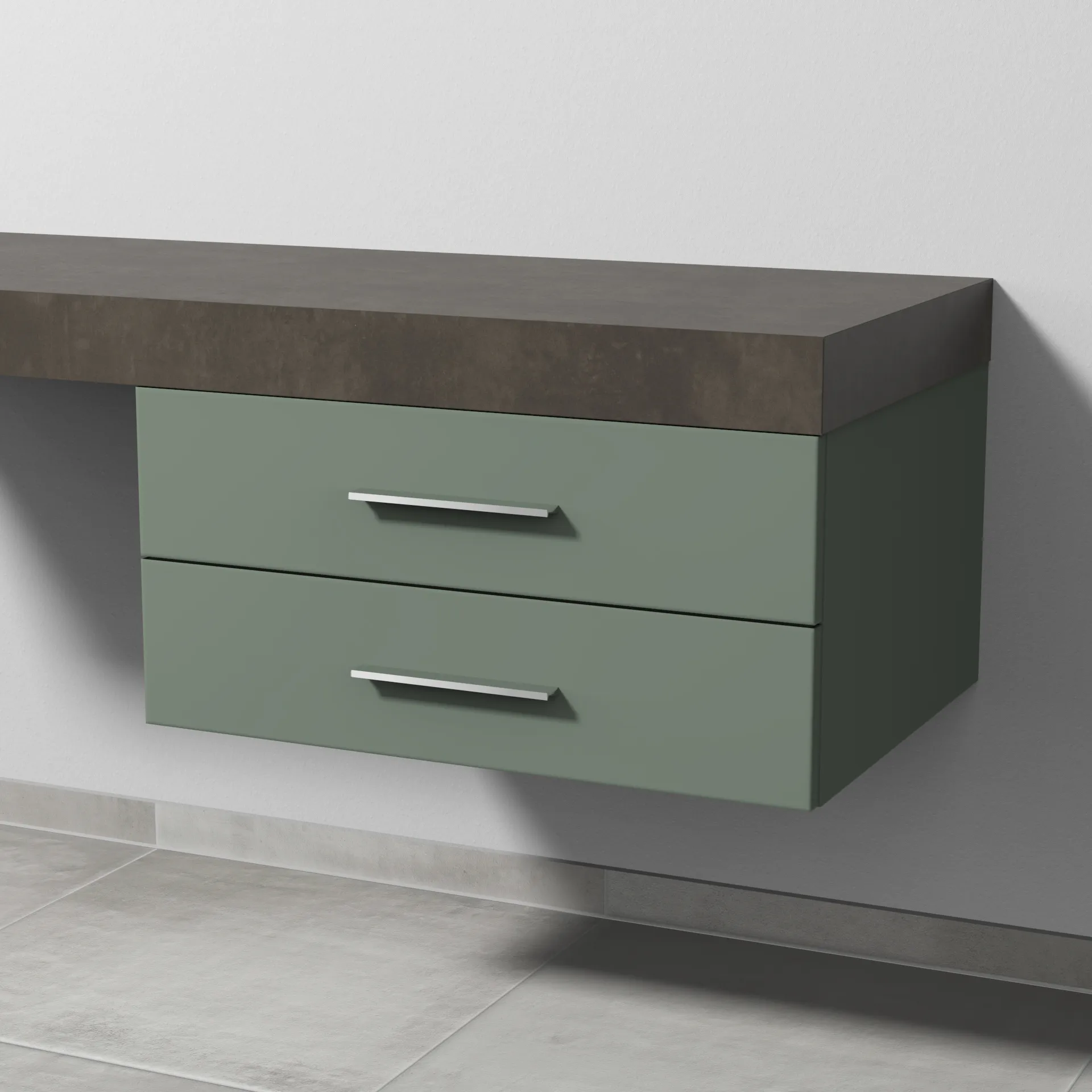 Sanipa Unterschrank „2morrow“ 700 × 340 × 520 mm in Soft-Green Sanipa Unterschrank „2morrow“ 700 × 340 × 520 mm in Soft-Green