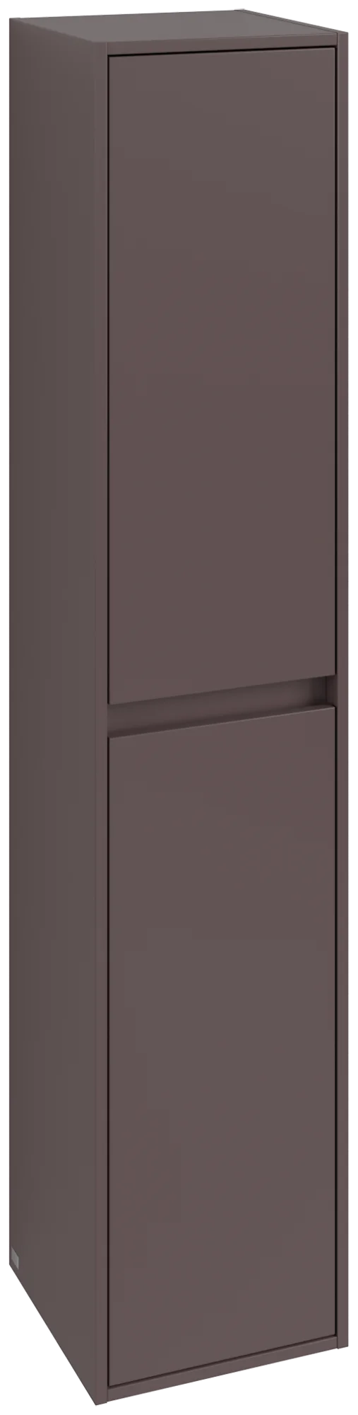Villeroy & Boch Hochschrank Skyla, Eckig Dark Berry, 350x1700x349 mm, 2 Türen, mit Absenkautomatik Villeroy & Boch Hochschrank Skyla, Eckig Dark Berry, 350x1700x349 mm, 2 Türen, mit Absenkautomatik
