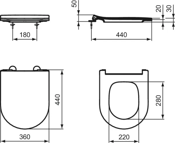 Ideal Standard WC-Sitz „LaDolceVita“