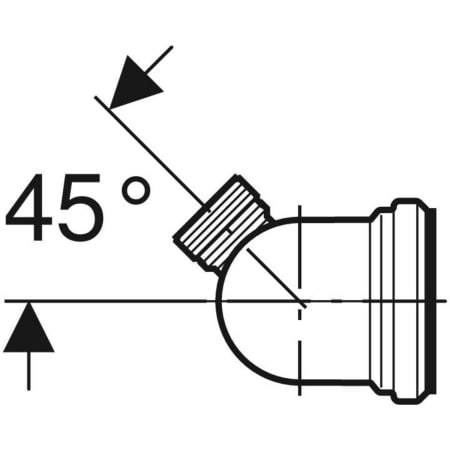 Geberit Anschlussbogen Geberit Anschlussbogen