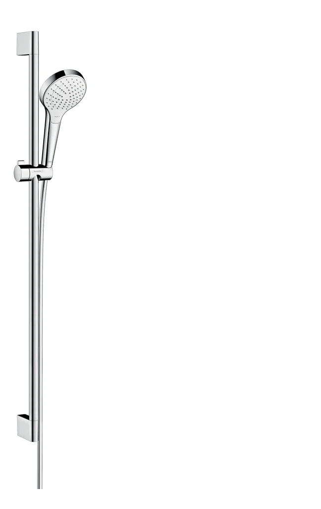 Hansgrohe Croma Select S Brauseset 110 Vario EcoSmart, weiß/chrom, 959 mm Länge, 110 mm Brausekopf Hansgrohe Croma Select S Brauseset 110 Vario EcoSmart, weiß/chrom, 959 mm Länge, 110 mm Brausekopf