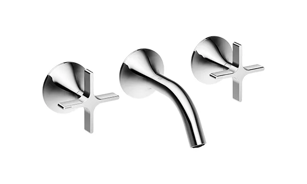 Waschtisch-Wandbatterie ohne Ablaufgarnitur VAIA Chrom 36702809