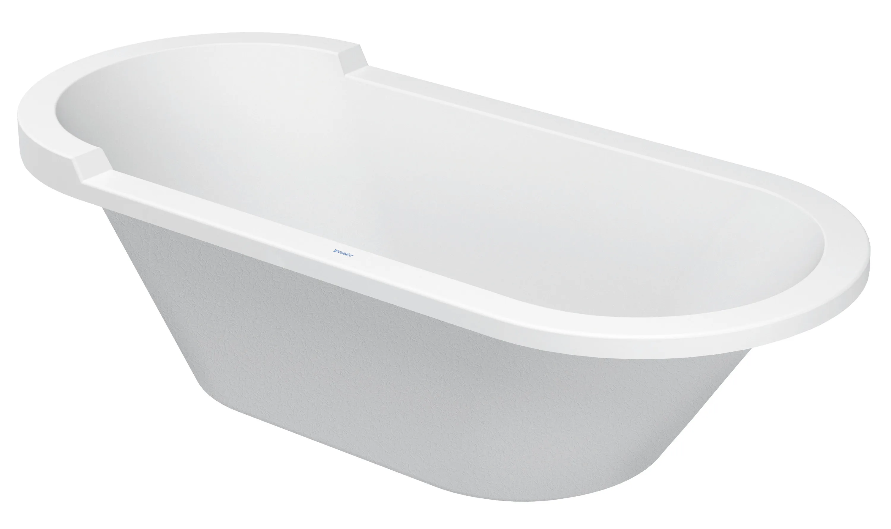 Duravit Badewanne „Starck“ oval 1800 × 800 mm, Fußablauf in Weiß Duravit Badewanne „Starck“ oval 1800 × 800 mm, Fußablauf in Weiß