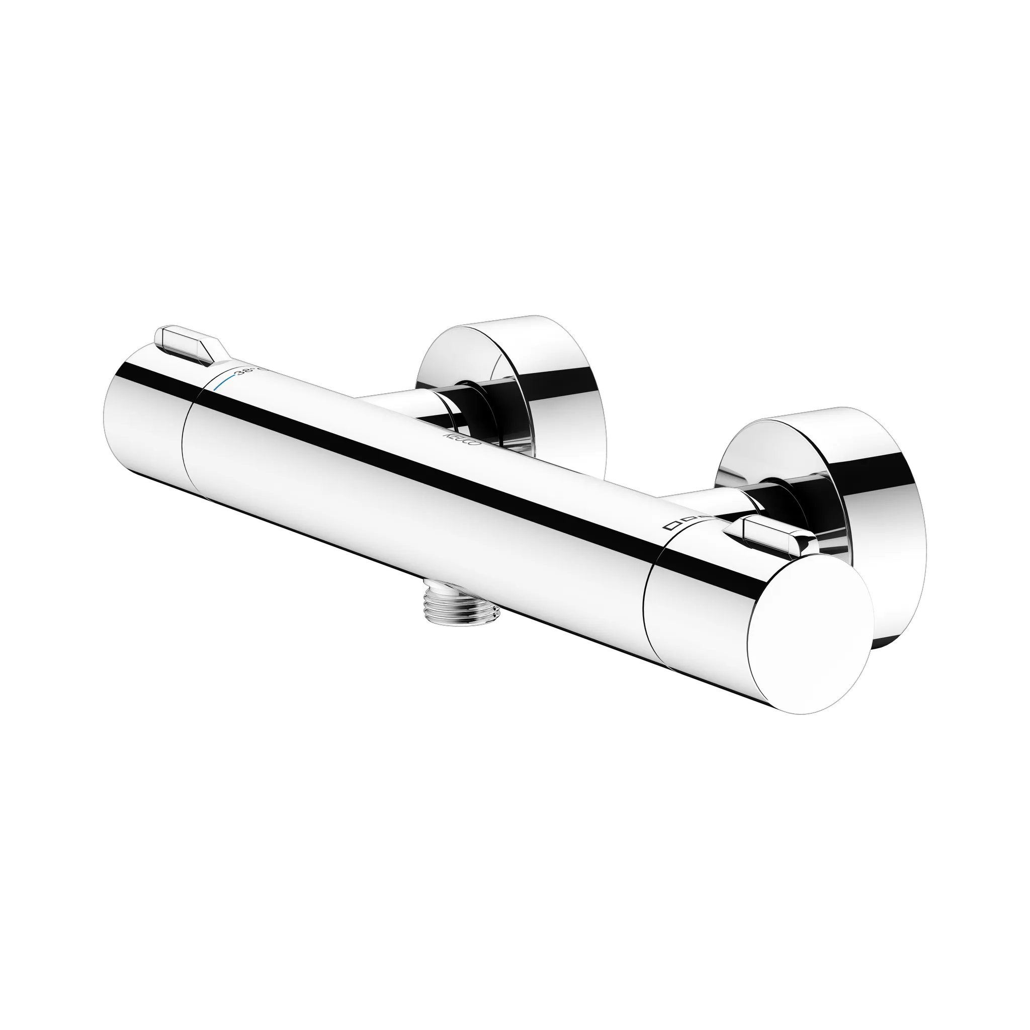KEUCO PLAN BLUE Thermostat-Brausearmatur Aufputz verchromt KEUCO PLAN BLUE Thermostat-Brausearmatur Aufputz verchromt