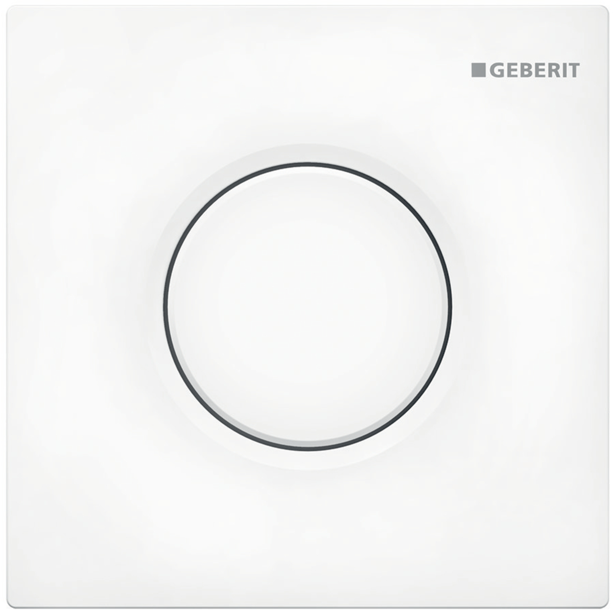 Geberit Urinalsteuerung mit pneumatischer Spülauslösung inkl. Betätigungsplatte „Typ 01“ für 1-Mengen-Spülung in weiß alpin Geberit Urinalsteuerung mit pneumatischer Spülauslösung inkl. Betätigungsplatte „Typ 01“ für 1-Mengen-Spülung in weiß alpin