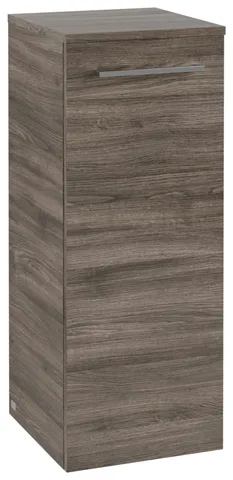 Villeroy & Boch Seitenschrank „Avento“ 35 × 89 × 37,3 × 37,3 cm Stone Oak, Anschlag rechts, Soft Closing, 1 Tür