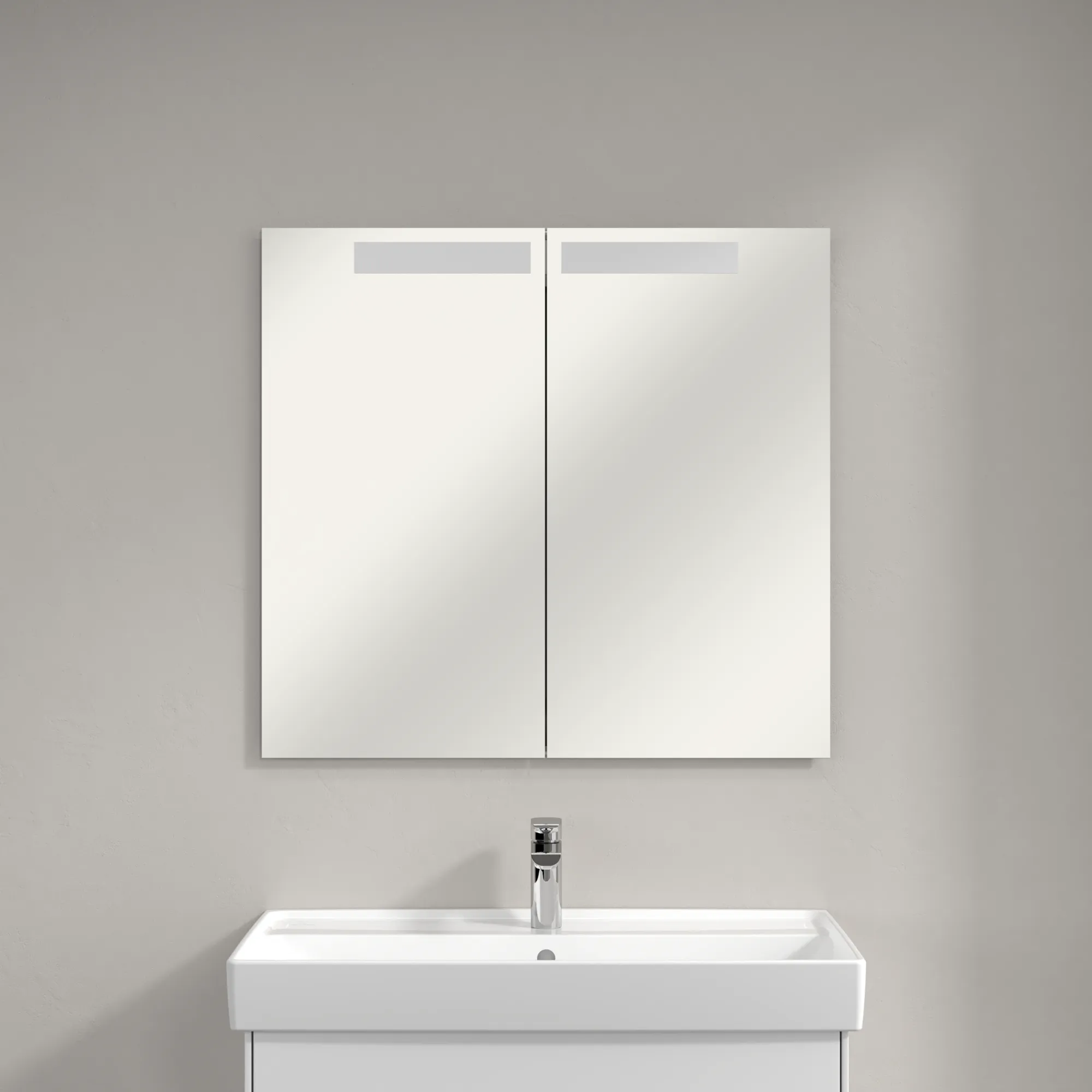 Villeroy & Boch Unterputz-Spiegelschrank „My View-In“ 80,1 × 74,7 × 10,7 × 10,7 cm