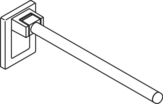 HEWI Stützklappgriff „System 800K“ HEWI Stützklappgriff „System 800K“