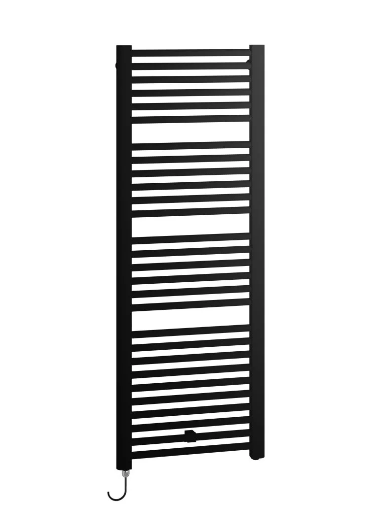 Kermi Elektroheizkörper „Basic®-E“ 52,4 × 177 cm in Schwarz Soft