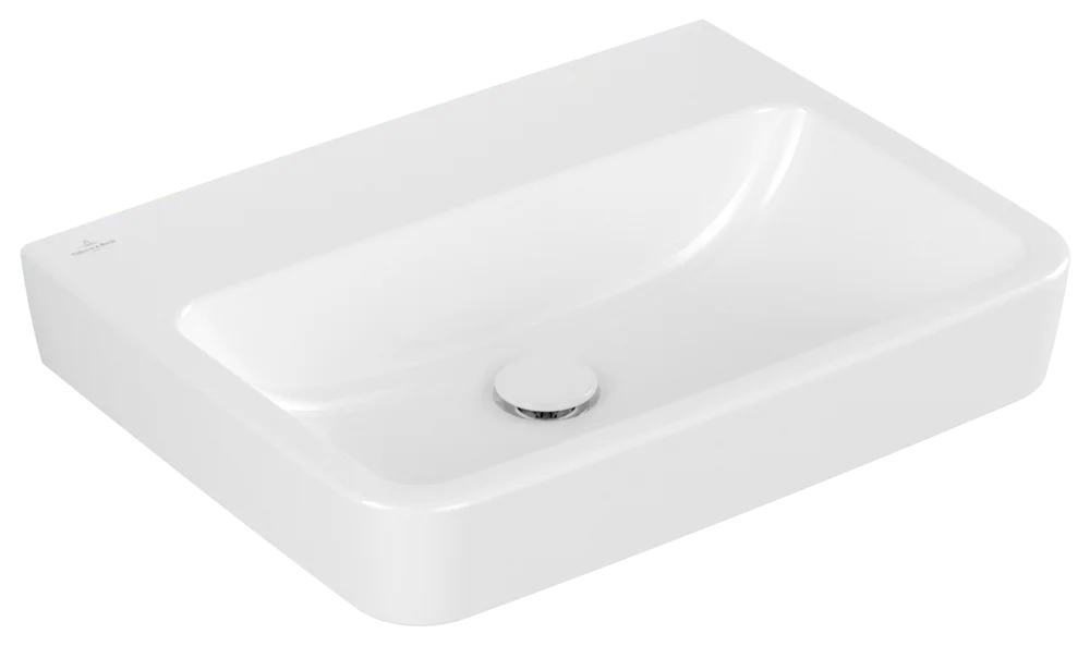 Villeroy & Boch O.novo Wandwaschbecken Eckig Weiß Alpin 600x460x175mm Villeroy & Boch O.novo Wandwaschbecken Eckig Weiß Alpin 600x460x175mm