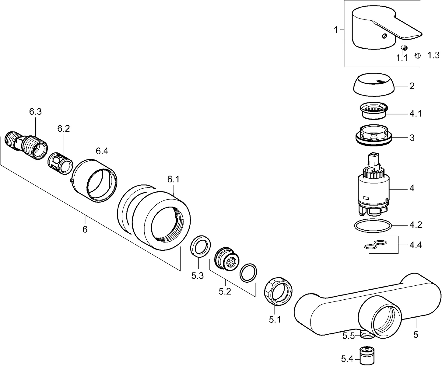 HansaLIGNA Einhebelmischer Brausebatterie HansaLIGNA 0667 DN15 Chrom HansaLIGNA Einhebelmischer Brausebatterie HansaLIGNA 0667 DN15 Chrom