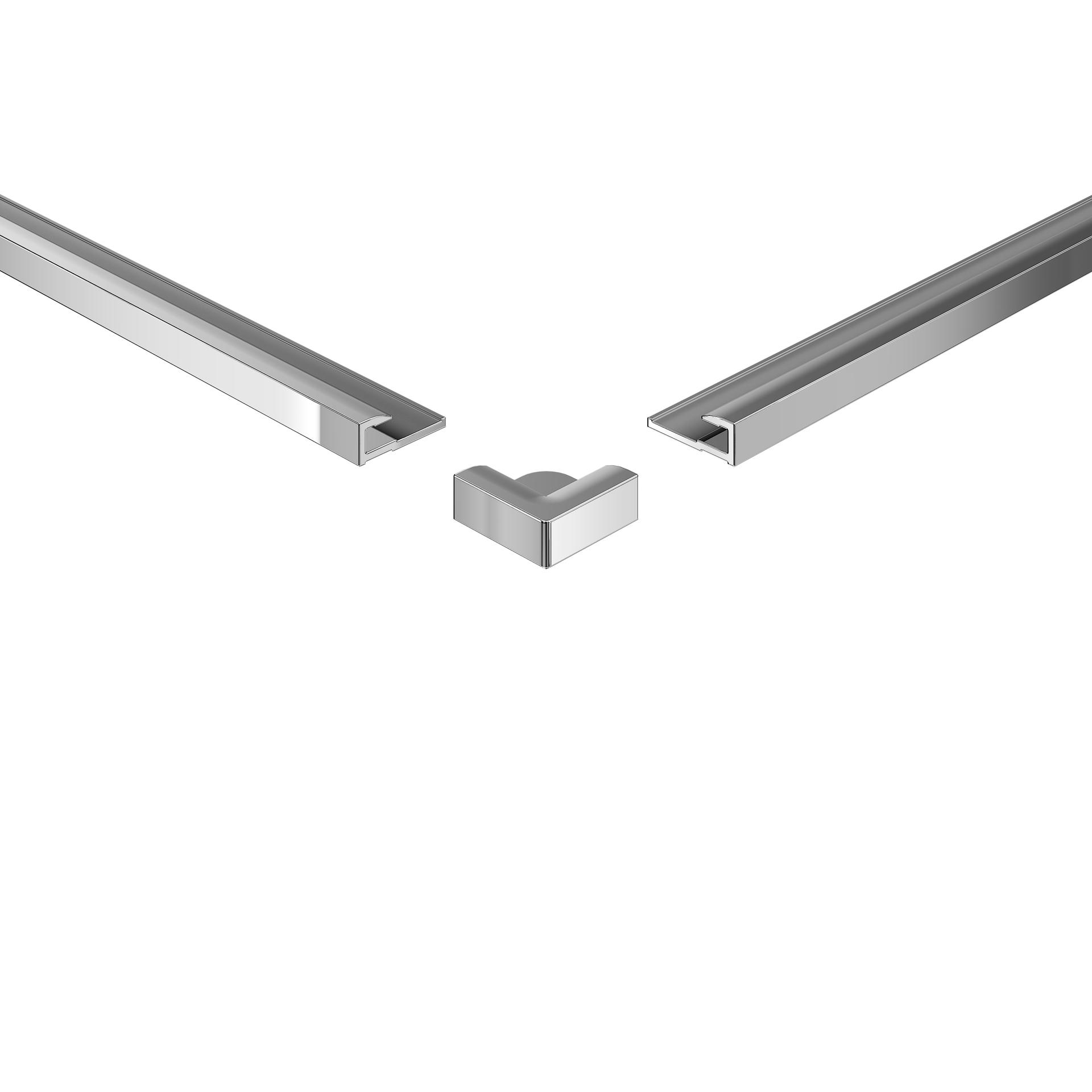 HSK Außenecke gerade „RenoDeco“ für RenoDeco Wandverkleidungssystem in Alu Silber-matt HSK Außenecke gerade „RenoDeco“ für RenoDeco Wandverkleidungssystem in Alu Silber-matt