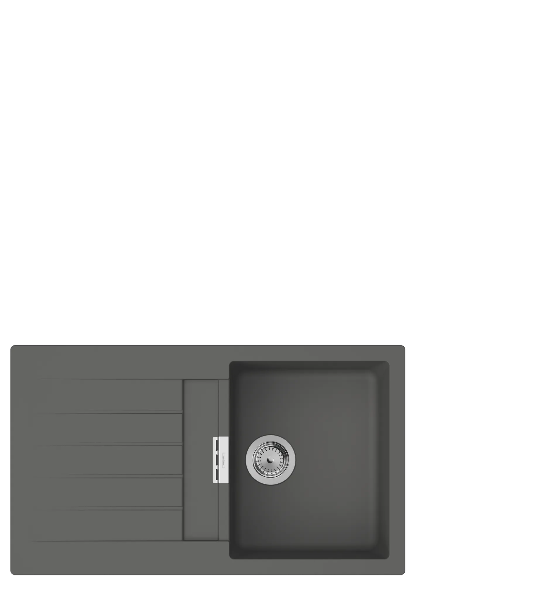 S52 S520-F345 Einbauspüle mit automatischer Ablaufgarnitur Graphitschwarz S52 S520-F345 Einbauspüle mit automatischer Ablaufgarnitur Graphitschwarz