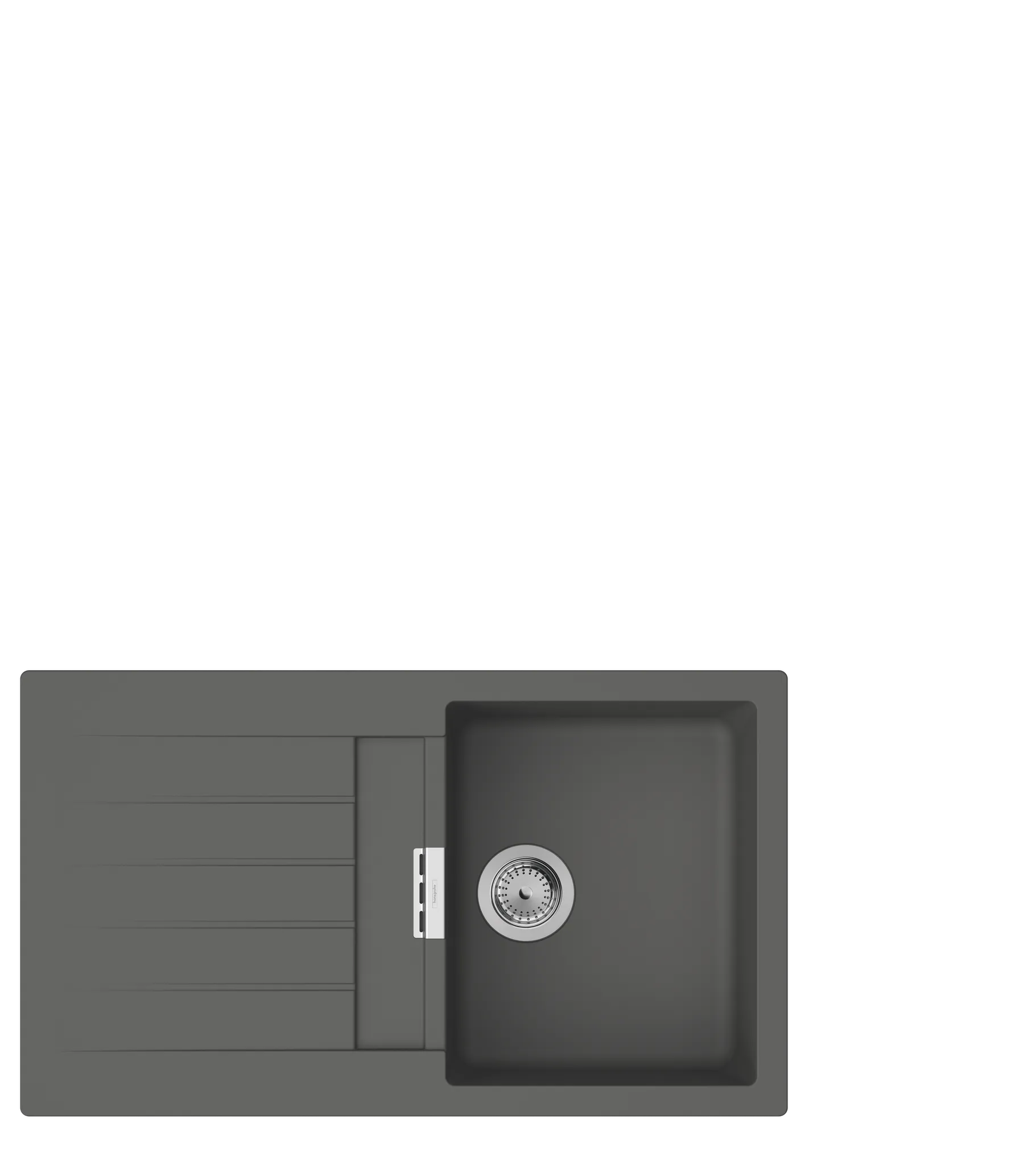 Hansgrohe S52 Einbauspüle Steingrau, 840 x 480 mm Hansgrohe S52 Einbauspüle Steingrau, 840 x 480 mm