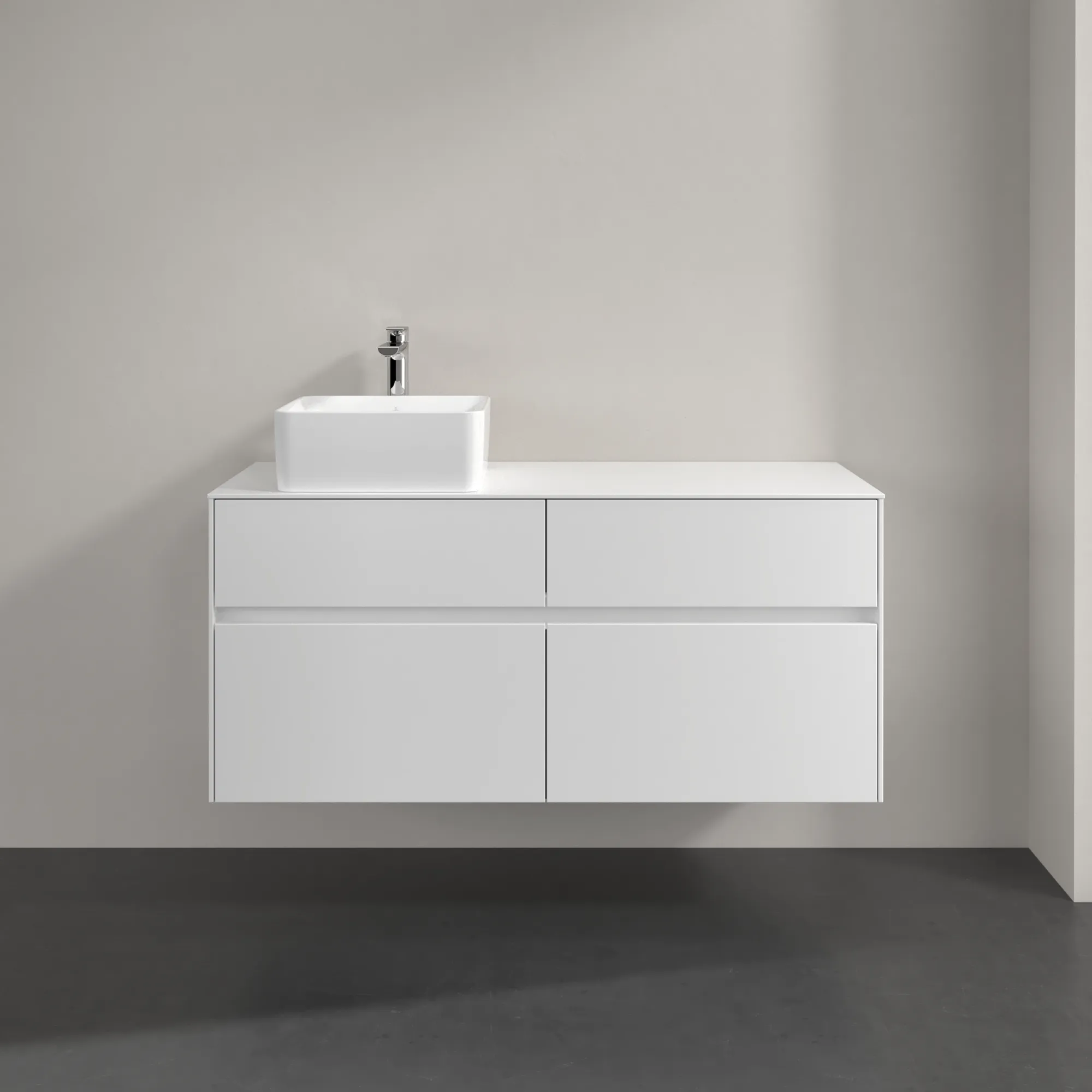 Villeroy & Boch Collaro Waschbeckenunterschrank C04200 1200x548x500mm White Matt Villeroy & Boch Collaro Waschbeckenunterschrank C04200 1200x548x500mm White Matt