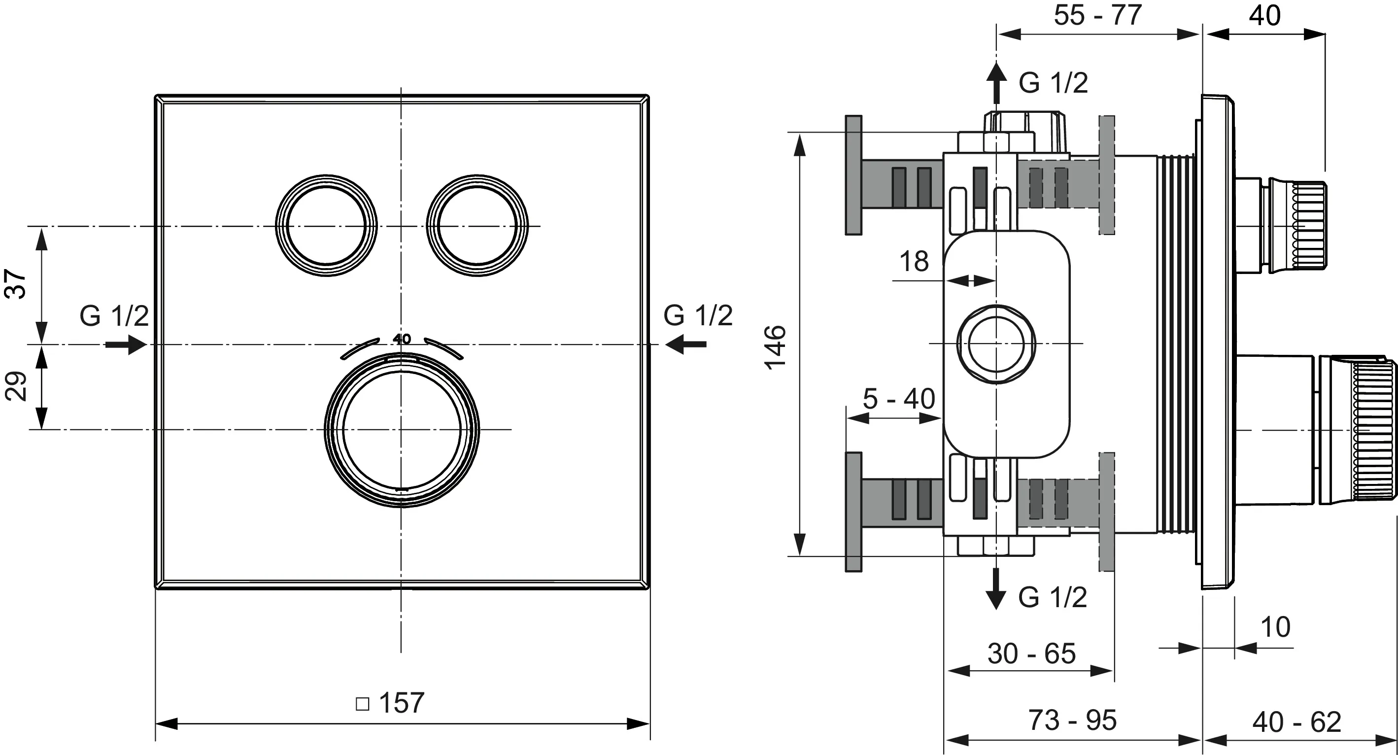 Armaturen-Paket 03 Ceratherm Navigo Chrom Armaturen-Paket 03 Ceratherm Navigo Chrom