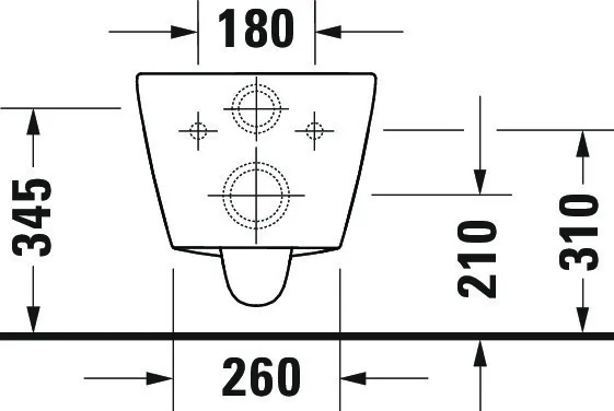 Wand-Tiefspül-WC „D-Neo“ 37 × 40 × 48 cm mit HygieneGlaze, Befestigung verdeckt Wand-Tiefspül-WC „D-Neo“ 37 × 40 × 48 cm mit HygieneGlaze, Befestigung verdeckt
