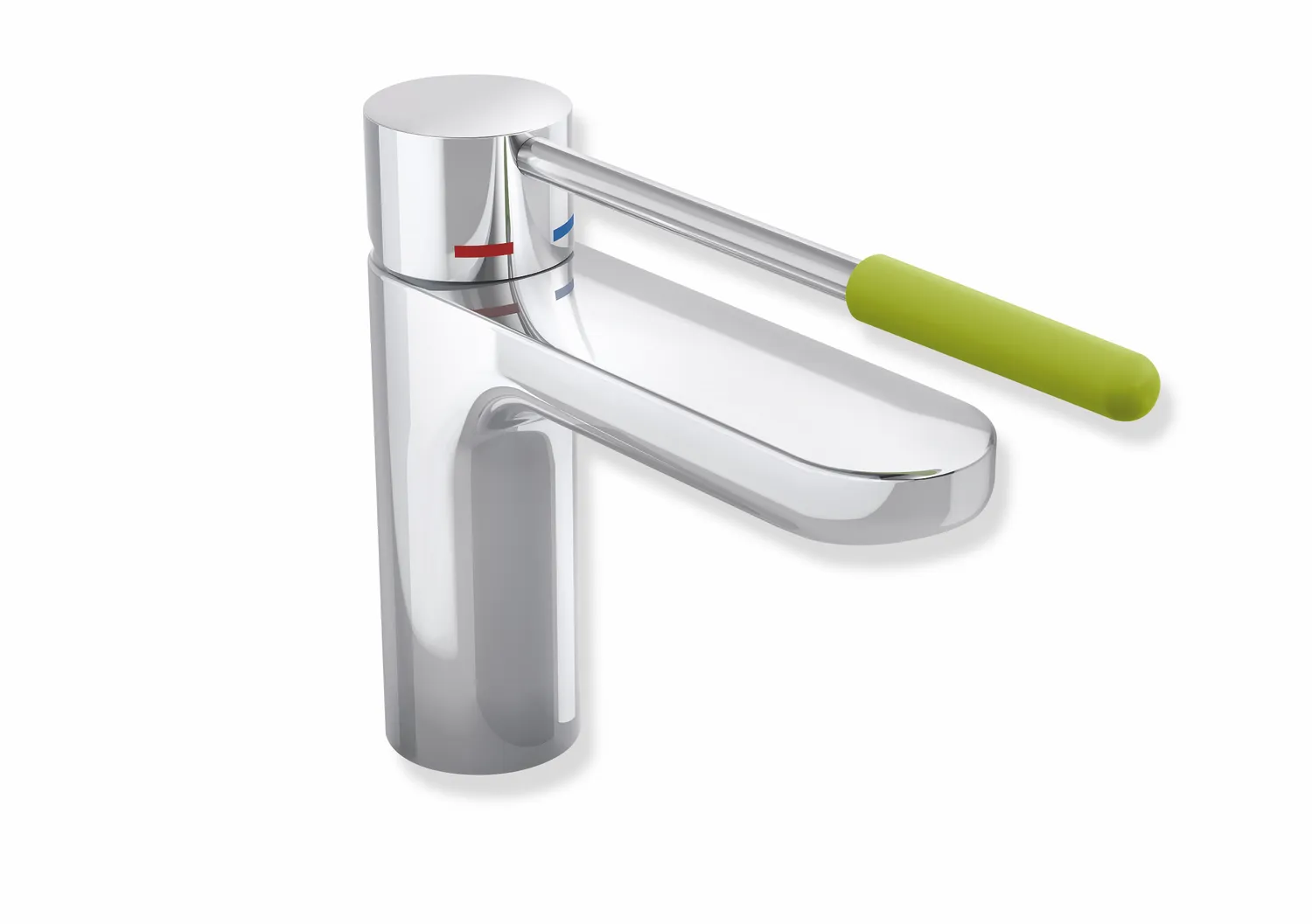 Einhand-Waschtischarmatur „System-Armaturen“ 19,9 cm in Apfelgrün Einhand-Waschtischarmatur „System-Armaturen“ 19,9 cm in Apfelgrün