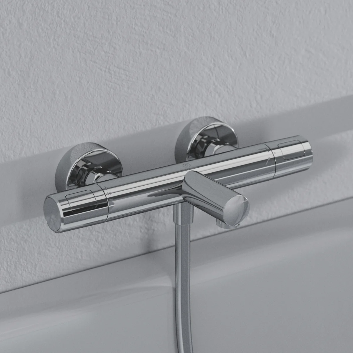 Ideal Standard Ceratherm T25 N Badearmatur mit Handbrause-Set Chrom Ideal Standard Ceratherm T25 N Badearmatur mit Handbrause-Set Chrom