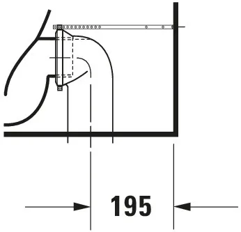 Stand-WC Kombi Starck 3 655 mm Tiefspüler,f.SPK,Abg.Vario,weiß,HYG Stand-WC Kombi Starck 3 655 mm Tiefspüler,f.SPK,Abg.Vario,weiß,HYG