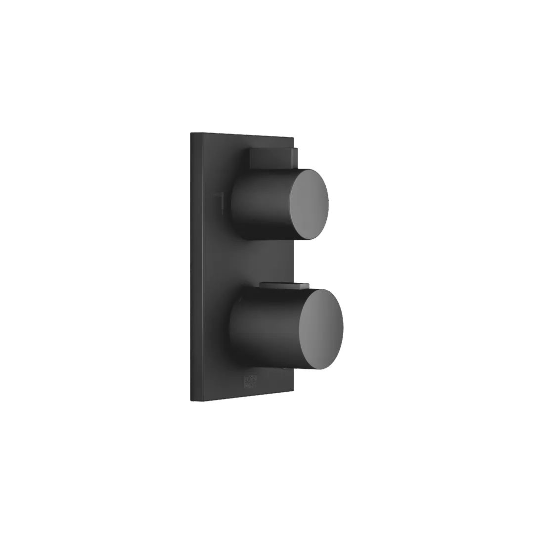 Dornbracht UP-Thermostat mit Zweiwege-Mengenregulierung Schwarz matt