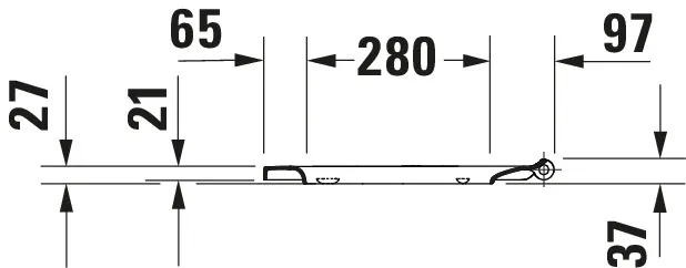 Duravit No.1 WC-Sitz Duravit No.1 o. Absenkautom. Scharniere edelstahl, weiß