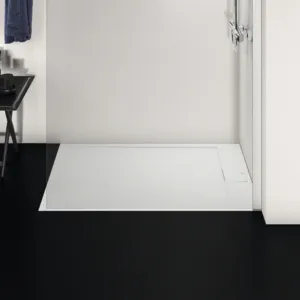 Ideal Standard Duschwanne „UltraFlatSi.life“ 80 × 120 cm in Carraraweiß