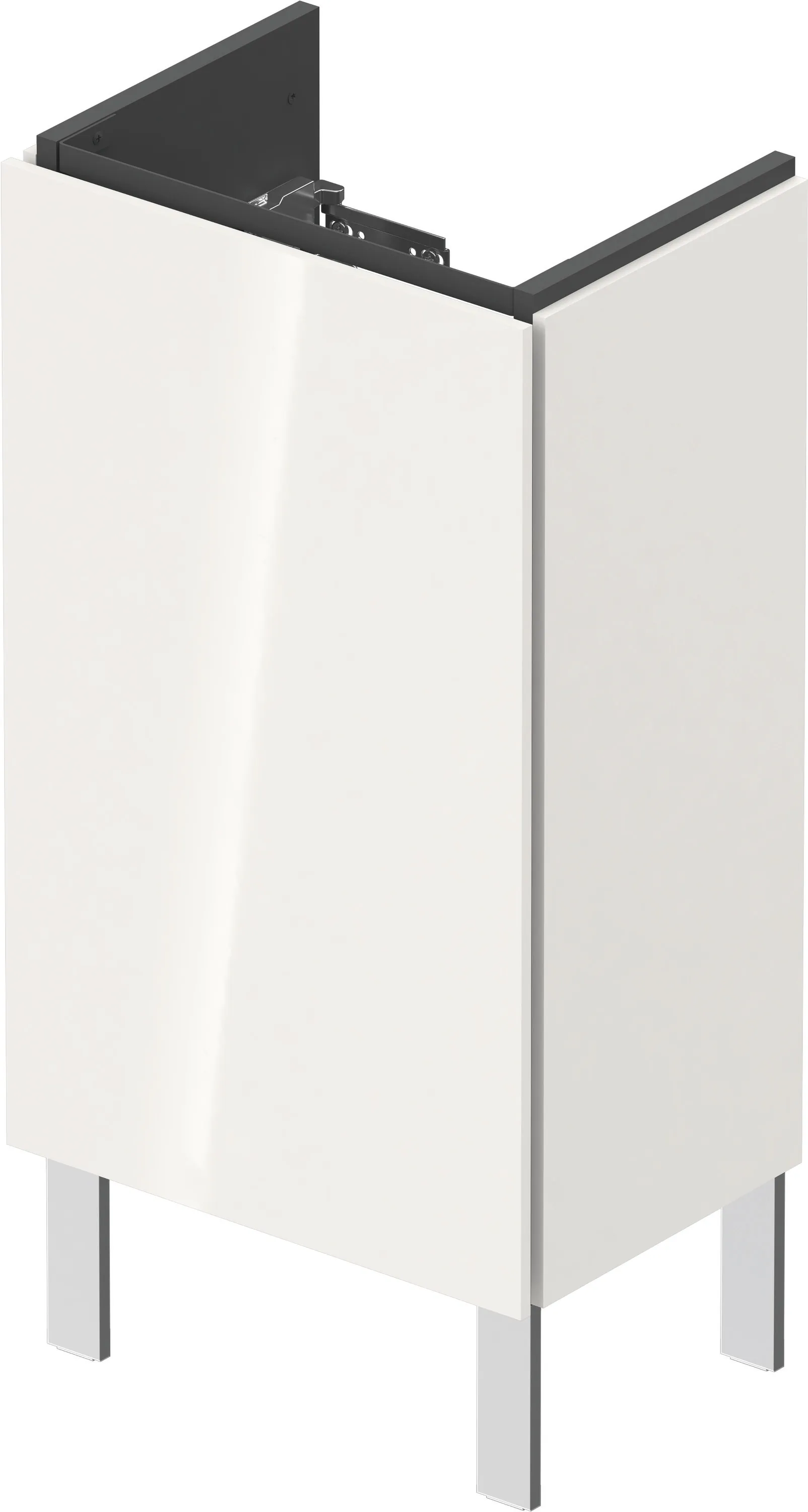 Duravit Waschtischunterschrank bodenstehend „L-Cube“ 42 × 70,4 × 29,4 cm Weiß Hochglanz