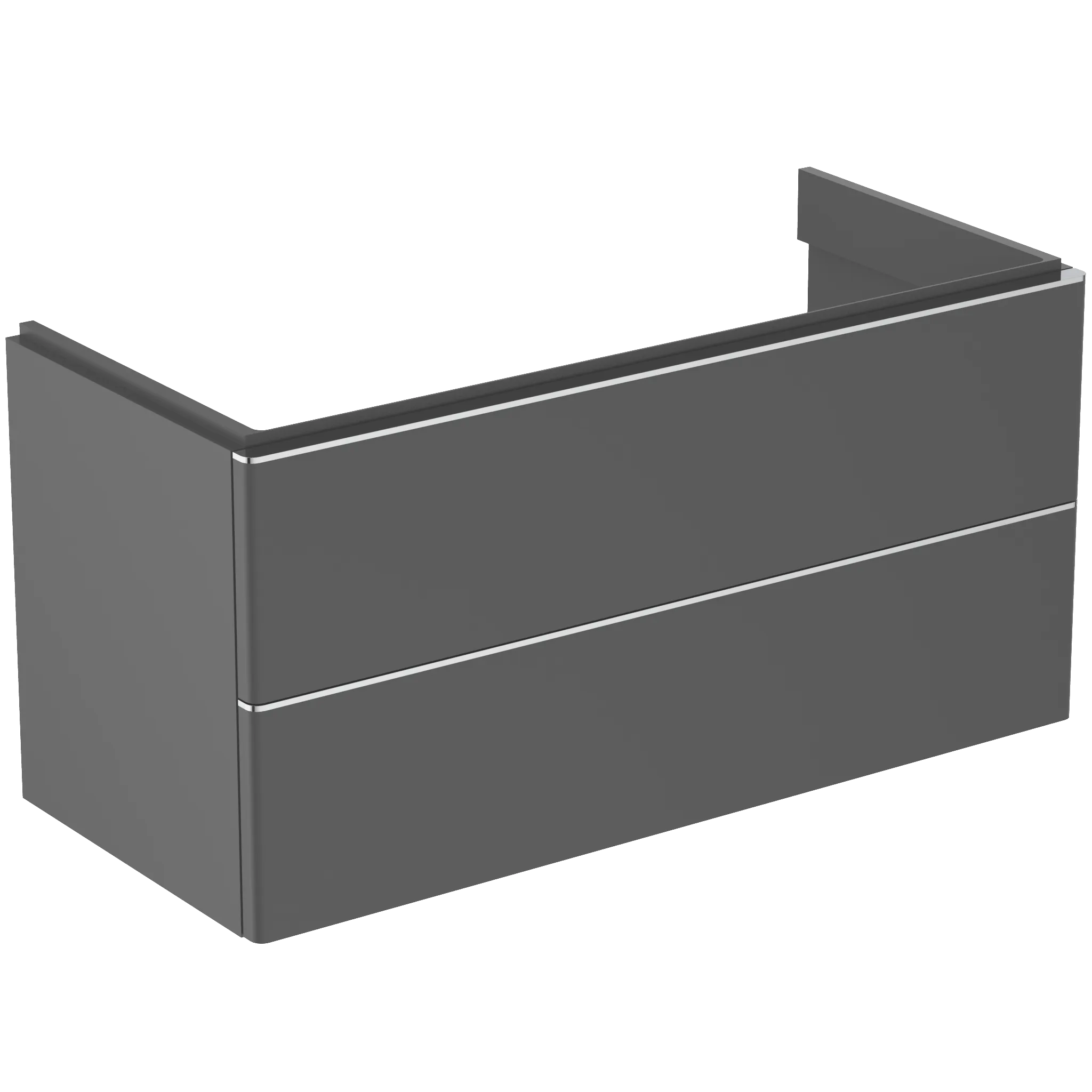 Ideal Standard Adapto Auszugsfront, Anthrazit matt lackiert, 1010 mm für Waschtischunterschrank