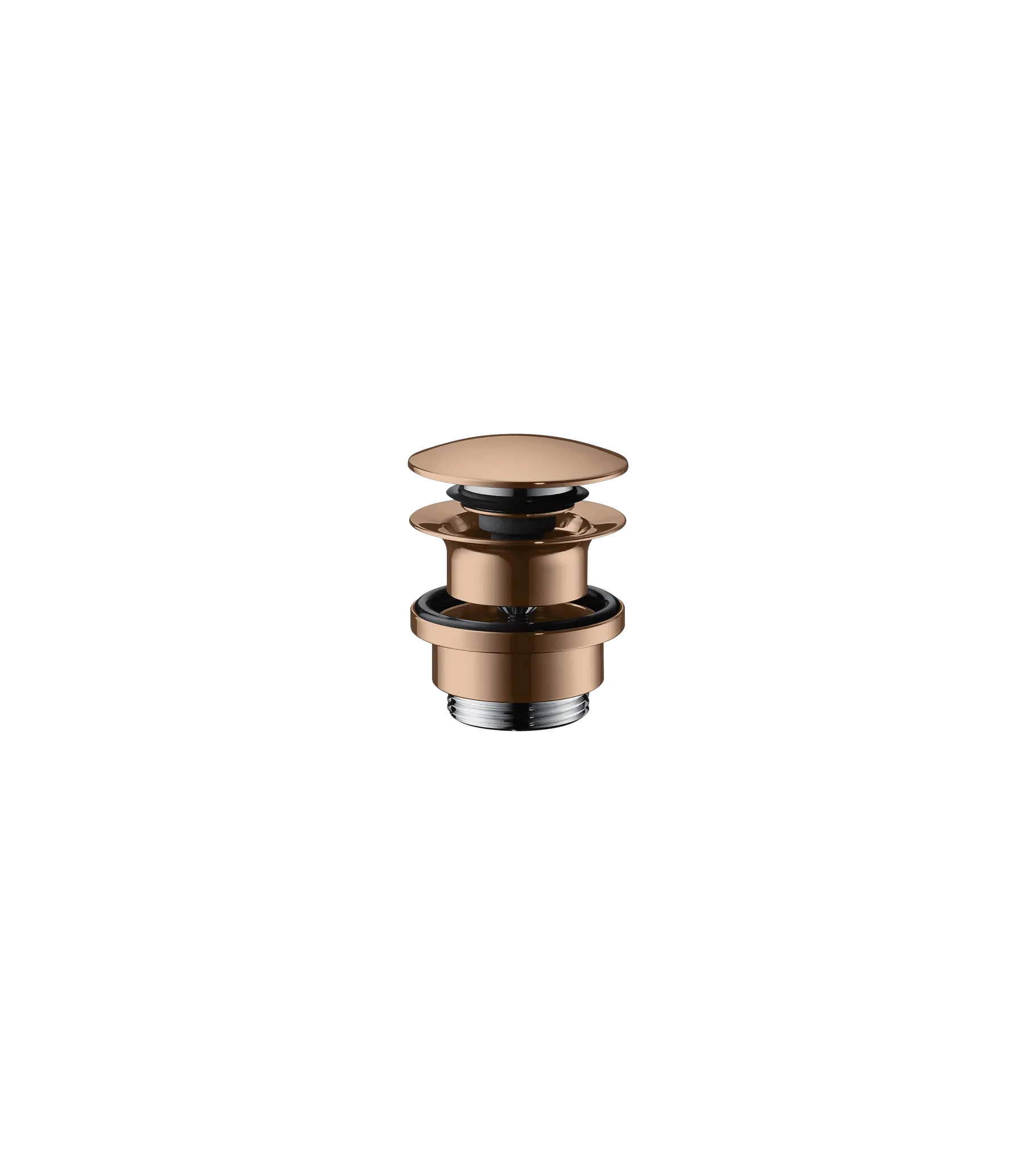 Hansgrohe AXOR Ablaufventil Push-Open Polished Red Gold, DN32 PRG mit Überlaufloch, G 11/4 Anschluss Hansgrohe AXOR Ablaufventil Push-Open Polished Red Gold, DN32 PRG mit Überlaufloch, G 11/4 Anschluss