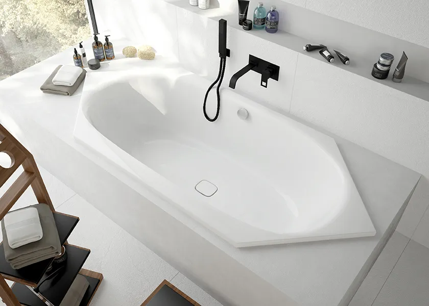 Hoesch Badewanne „iSensi“ sechseck 205 × 90 cm