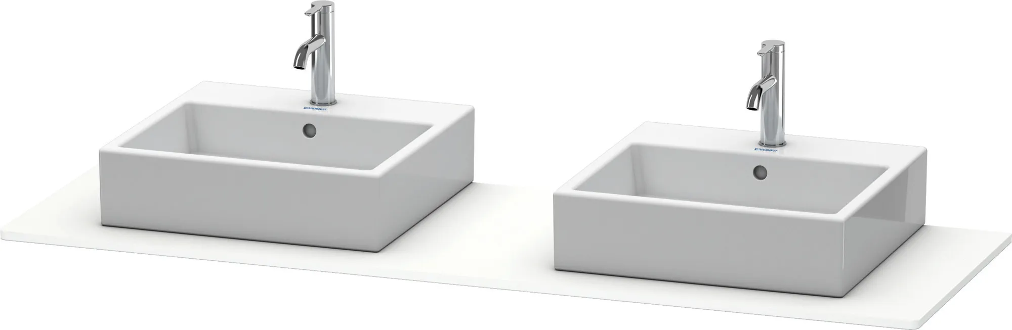 Duravit Konsole „XSquare“ in Weiß Supermatt